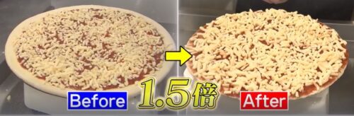 人気メニューランキング-ドミノピザ-もっとマルゲリータ-チーズ量比較