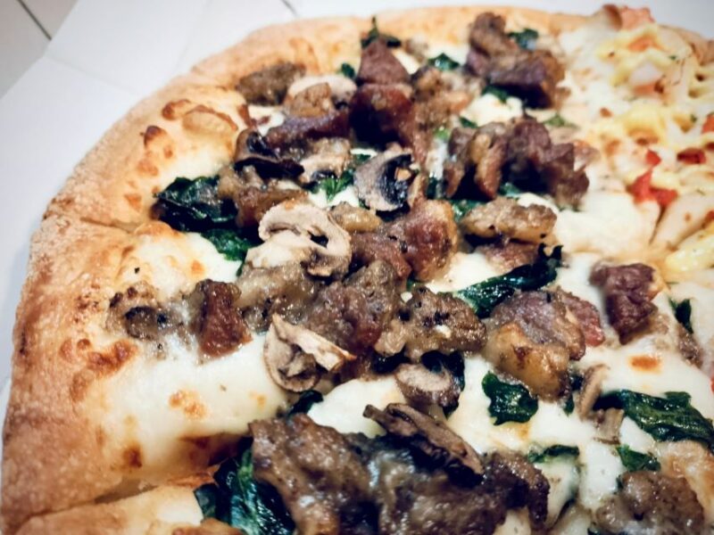 炭火焼ビーフと海老の贅沢ハーフ＆ハーフ-5