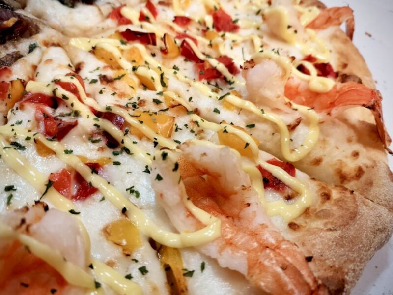 炭火焼ビーフと海老の贅沢ハーフ＆ハーフ-ダンシングレモンマヨシュリンプ