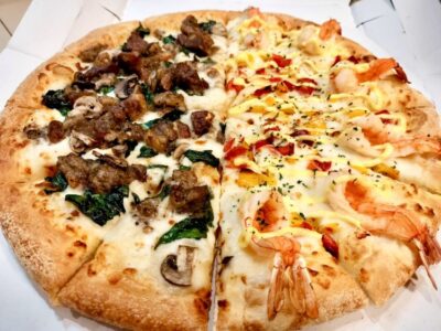 炭火焼ビーフと海老の贅沢ハーフ＆ハーフ-1