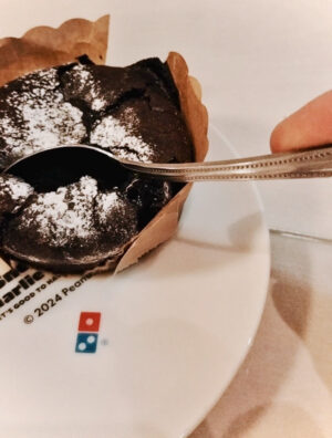 ドミノピザ-バレンタインセット-焼きたてフォンダンショコラ-レビュー