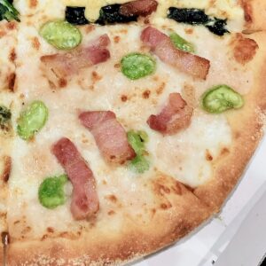 パンチェッタとそら豆の桜えびソースのレビュー