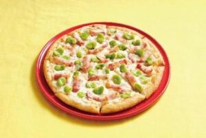 パンチェッタとそら豆の桜えびソース（新作）